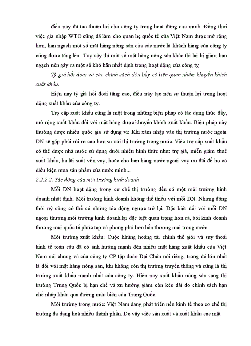 image for page Giải pháp thị trường nhằm phát triển xuất khẩu mặt hàng nông sản tại Công ty CP tập đoàn Đại Châu