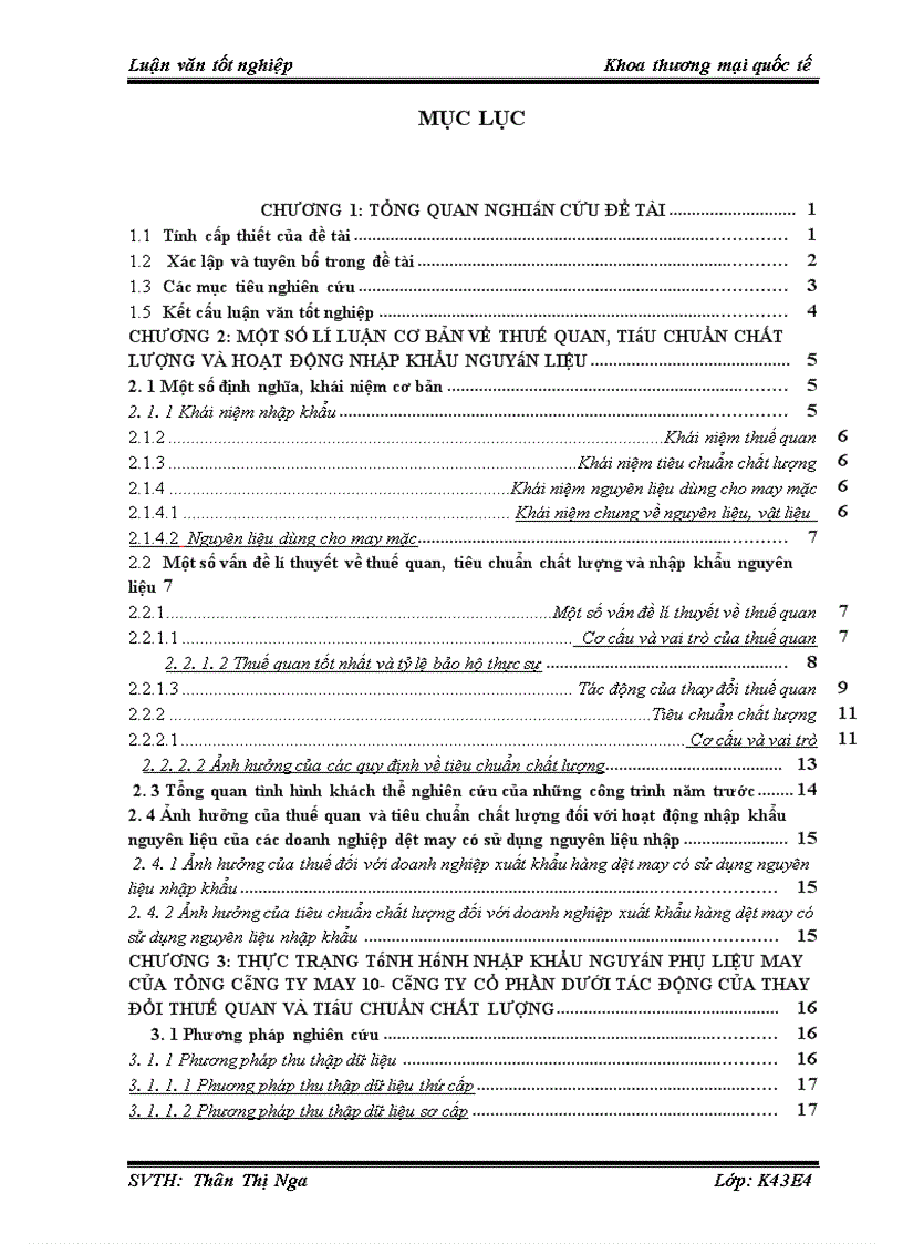 image for page Giải pháp hạn chế ảnh hưởng của thay đổi thuế quan và tiêu chuẩn chất lượng hàng nhập đối với nhập khẩu nguyên liệu của Tổng công ty May 10