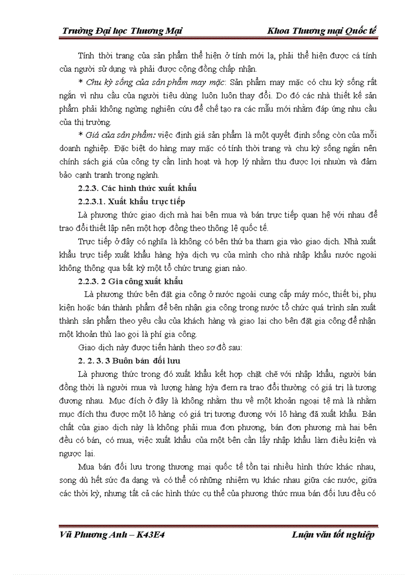 image for page Giải pháp đẩy mạnh xuất khẩu mặt hàng áo sơ mi của Tổng công ty May 10 – Công ty cổ phần sang thị trường Hoa Kỳ