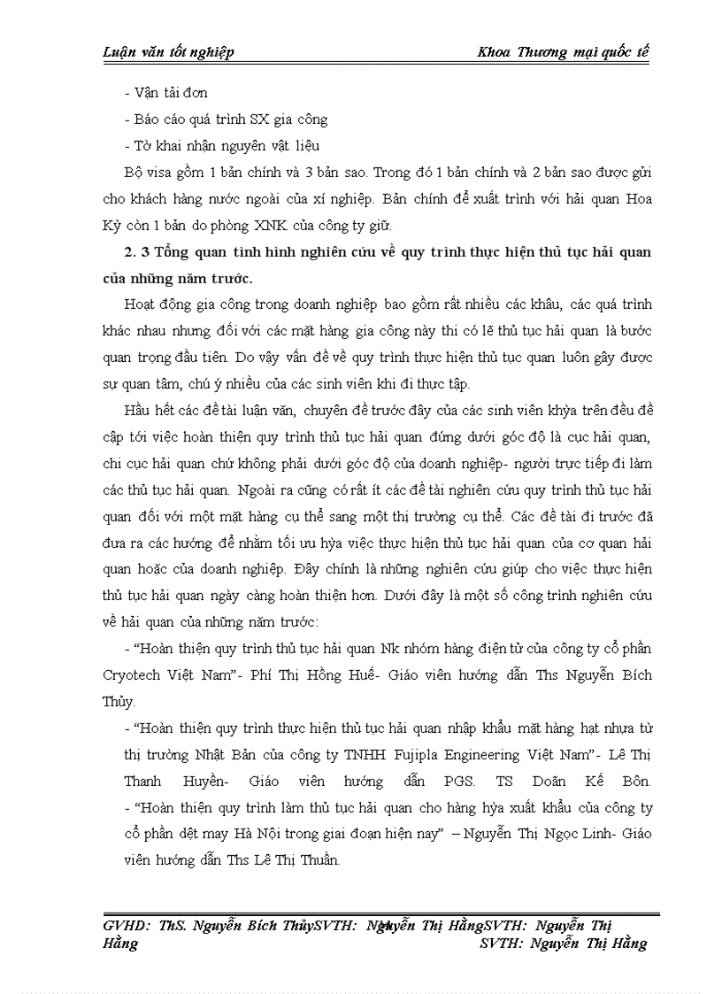 image for page Hoàn thiện quy trình thủ tục hải quan đối với hàng dệt may gia công cho thị trường Mỹ của công ty May Formostar Việt Nam