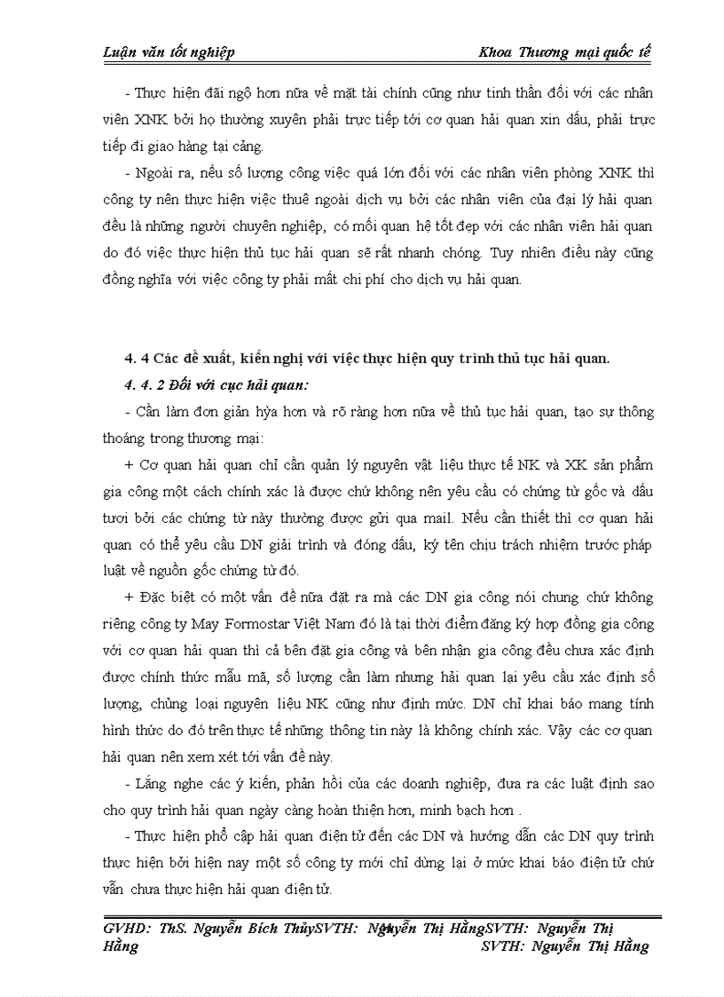 image for page Hoàn thiện quy trình thủ tục hải quan đối với hàng dệt may gia công cho thị trường Mỹ của công ty May Formostar Việt Nam