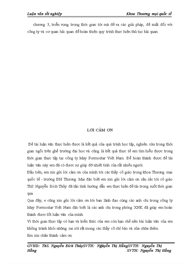 image for page Hoàn thiện quy trình thủ tục hải quan đối với hàng dệt may gia công cho thị trường Mỹ của công ty May Formostar Việt Nam
