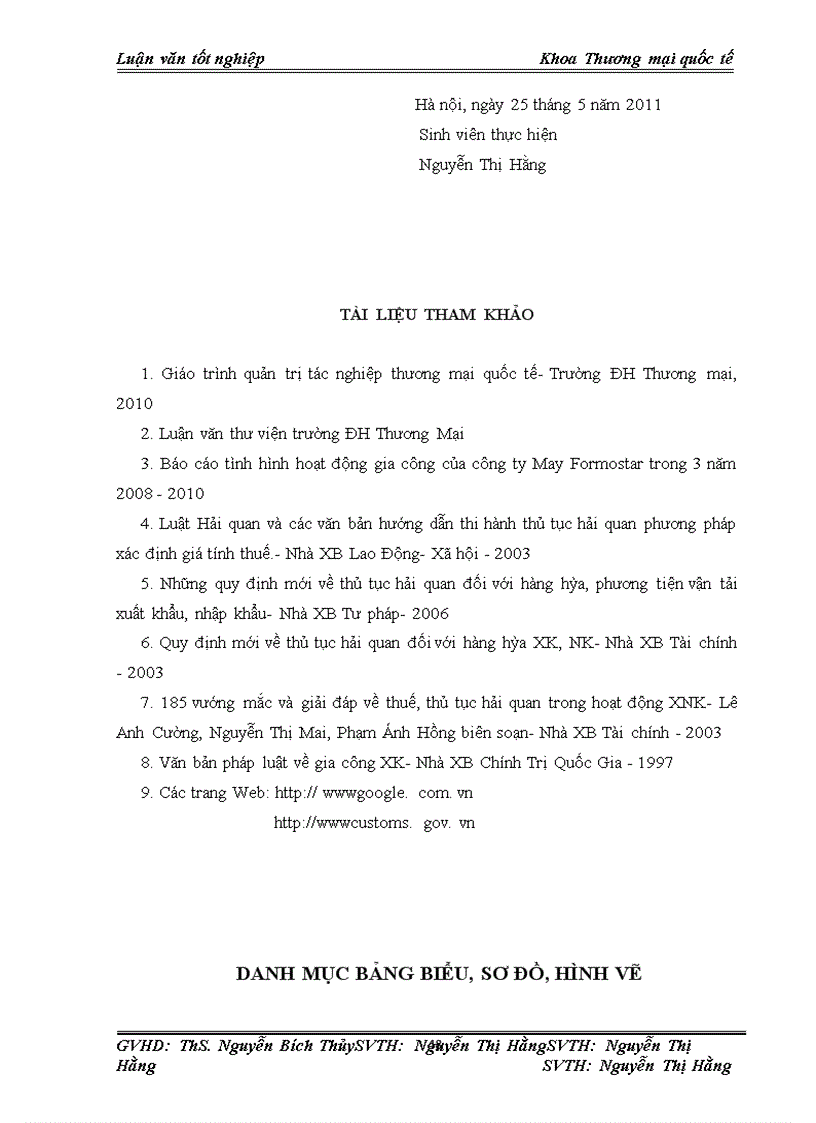 image for page Hoàn thiện quy trình thủ tục hải quan đối với hàng dệt may gia công cho thị trường Mỹ của công ty May Formostar Việt Nam