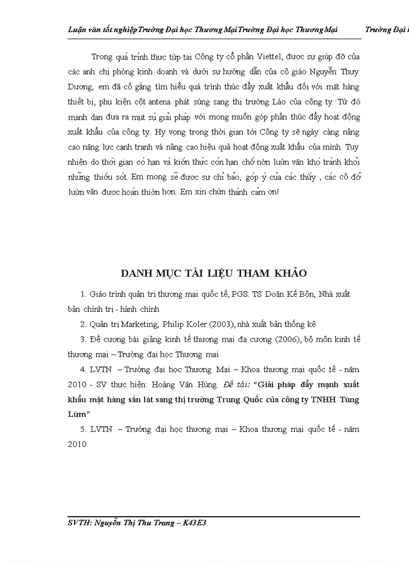 image for page Giải pháp thúc đẩy xuất khẩu thiết bị, phụ kiện cột antena phát sóng sang thị trường Lào của công ty cổ phần công trình Viettel