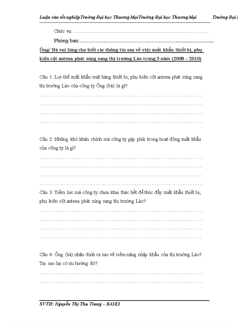 image for page Giải pháp thúc đẩy xuất khẩu thiết bị, phụ kiện cột antena phát sóng sang thị trường Lào của công ty cổ phần công trình Viettel