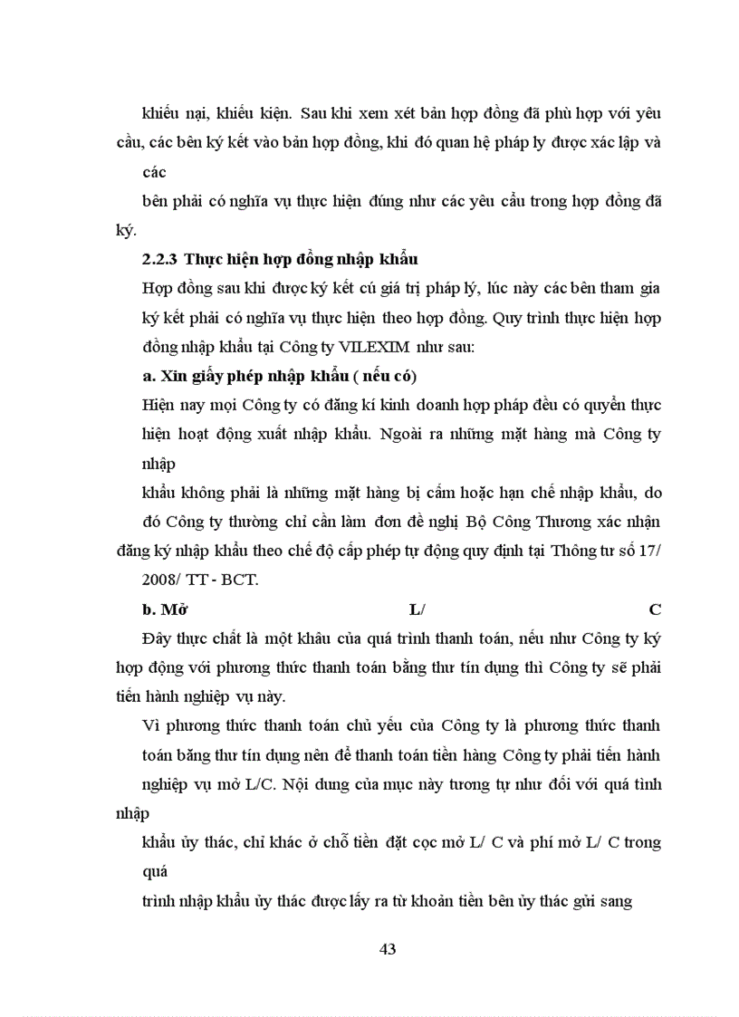 image for page Hoạt động kinh doanh nhập khẩu của Công ty VILEXIM: thực trạng và giải pháp