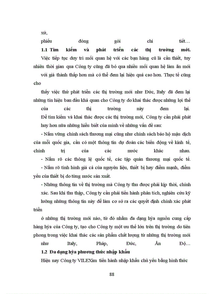 image for page Hoạt động kinh doanh nhập khẩu của Công ty VILEXIM: thực trạng và giải pháp
