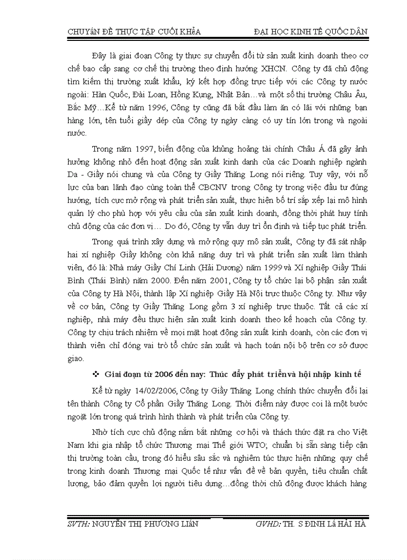 image for page Giải pháp thúc đẩy xuất khẩu giầy dép của Công ty Cổ phần Giầy Thăng Long