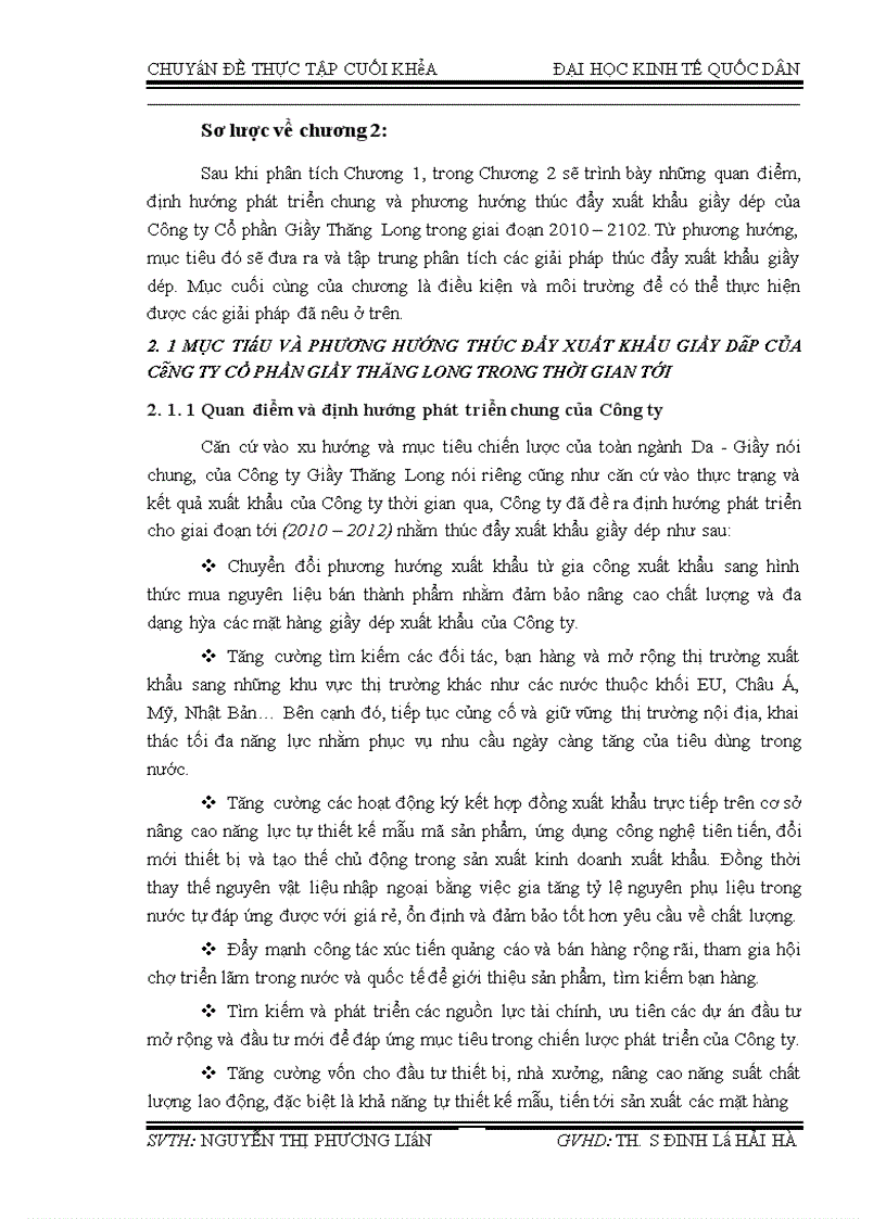 image for page Giải pháp thúc đẩy xuất khẩu giầy dép của Công ty Cổ phần Giầy Thăng Long