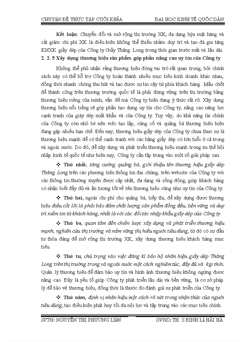 image for page Giải pháp thúc đẩy xuất khẩu giầy dép của Công ty Cổ phần Giầy Thăng Long