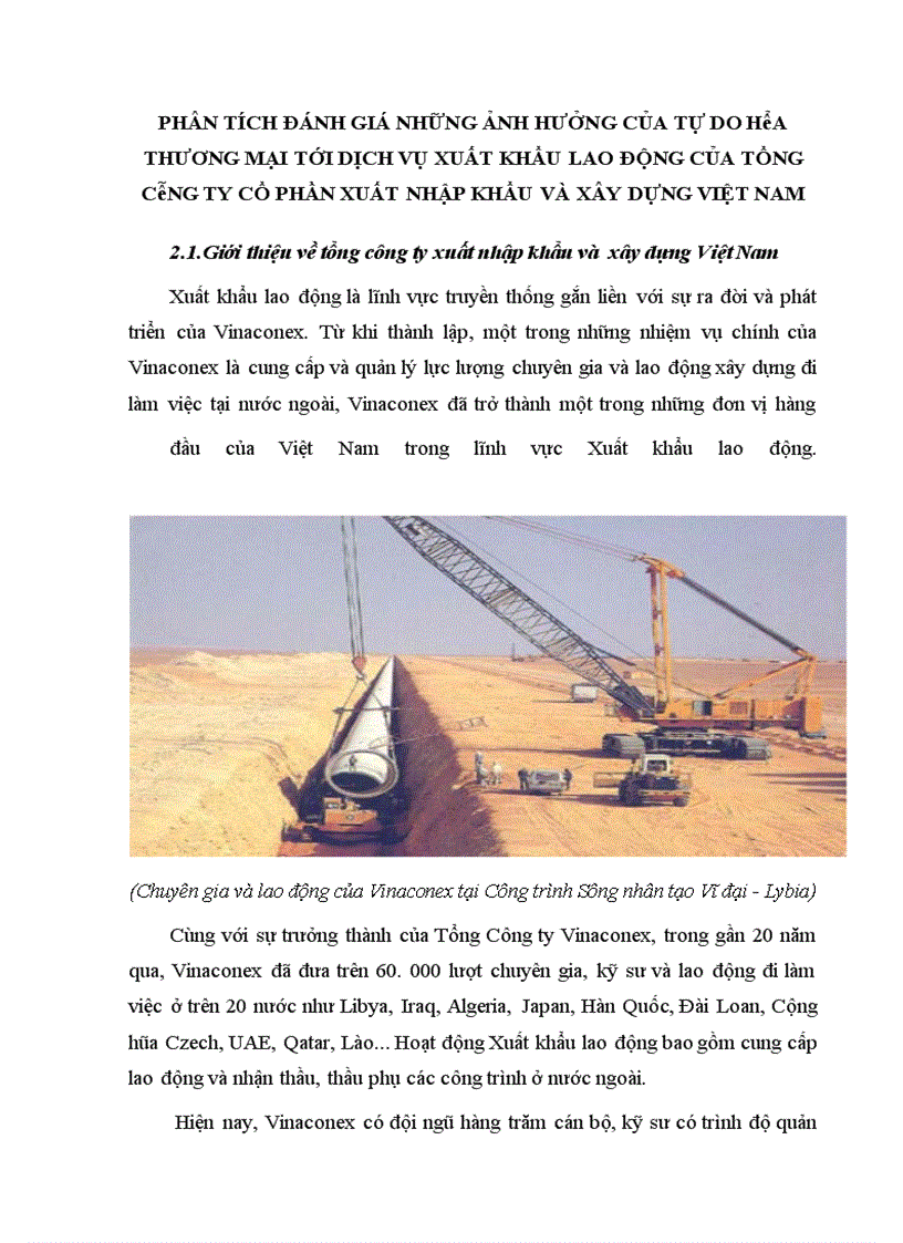 image for page Tác động của tự do hóa thương mại tới dịch vụ xuất khẩu lao động của Tổng công ty xuất nhập khẩu và xây dựng Việt Nam