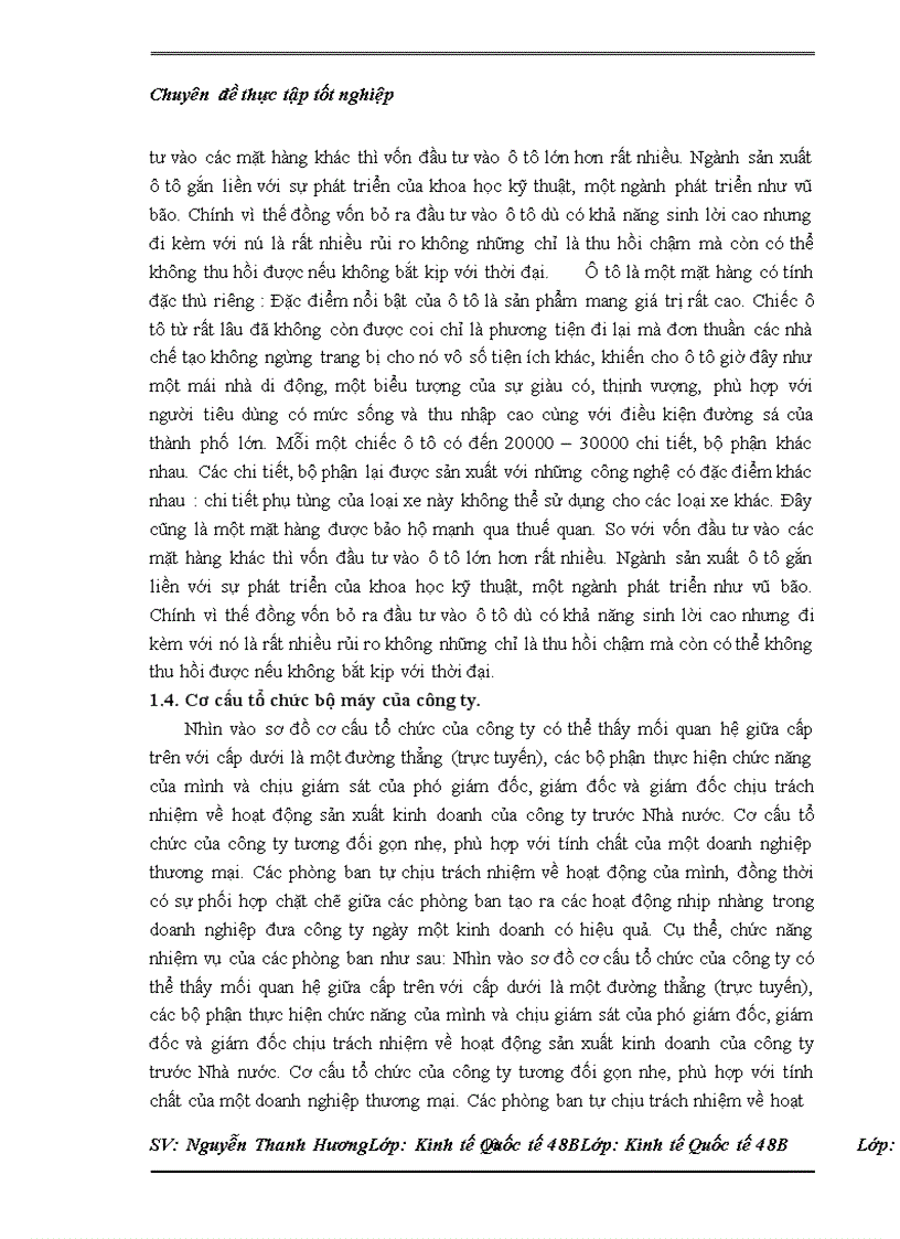 image for page Thực trạng nhập khẩu của Công ty cổ phần XNK ô tô Hà Nội và một số kiến nghị