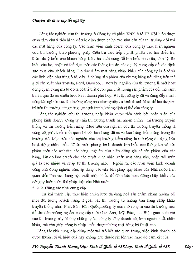image for page Thực trạng nhập khẩu của Công ty cổ phần XNK ô tô Hà Nội và một số kiến nghị