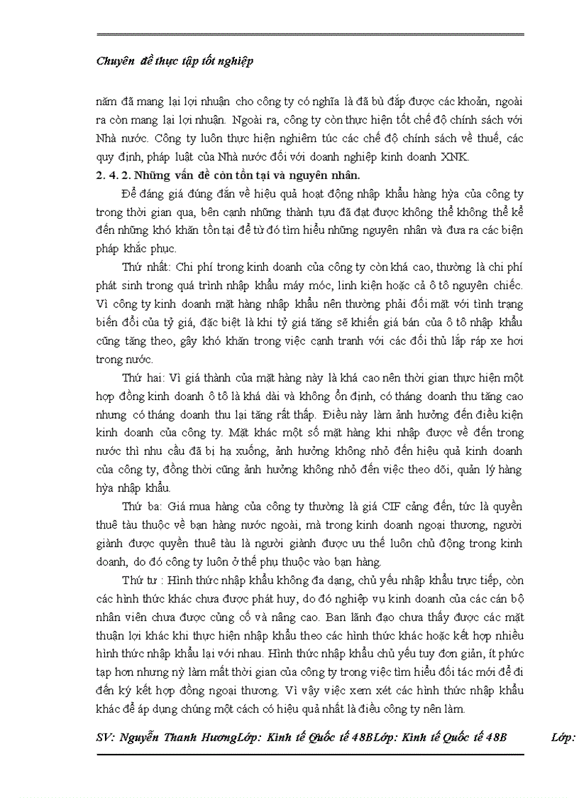 image for page Thực trạng nhập khẩu của Công ty cổ phần XNK ô tô Hà Nội và một số kiến nghị
