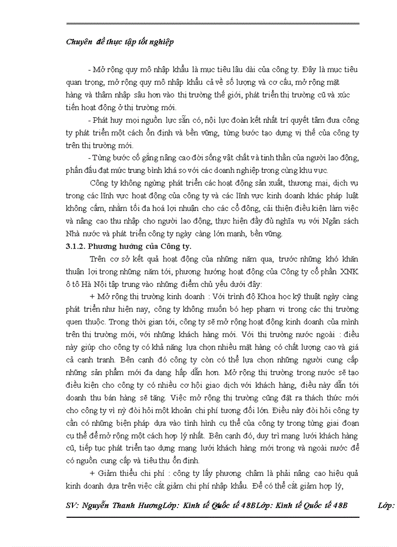image for page Thực trạng nhập khẩu của Công ty cổ phần XNK ô tô Hà Nội và một số kiến nghị