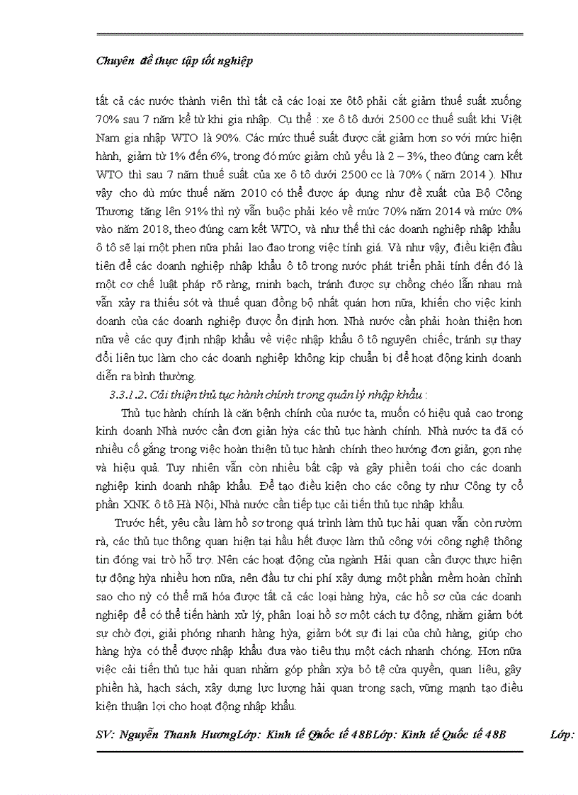 image for page Thực trạng nhập khẩu của Công ty cổ phần XNK ô tô Hà Nội và một số kiến nghị