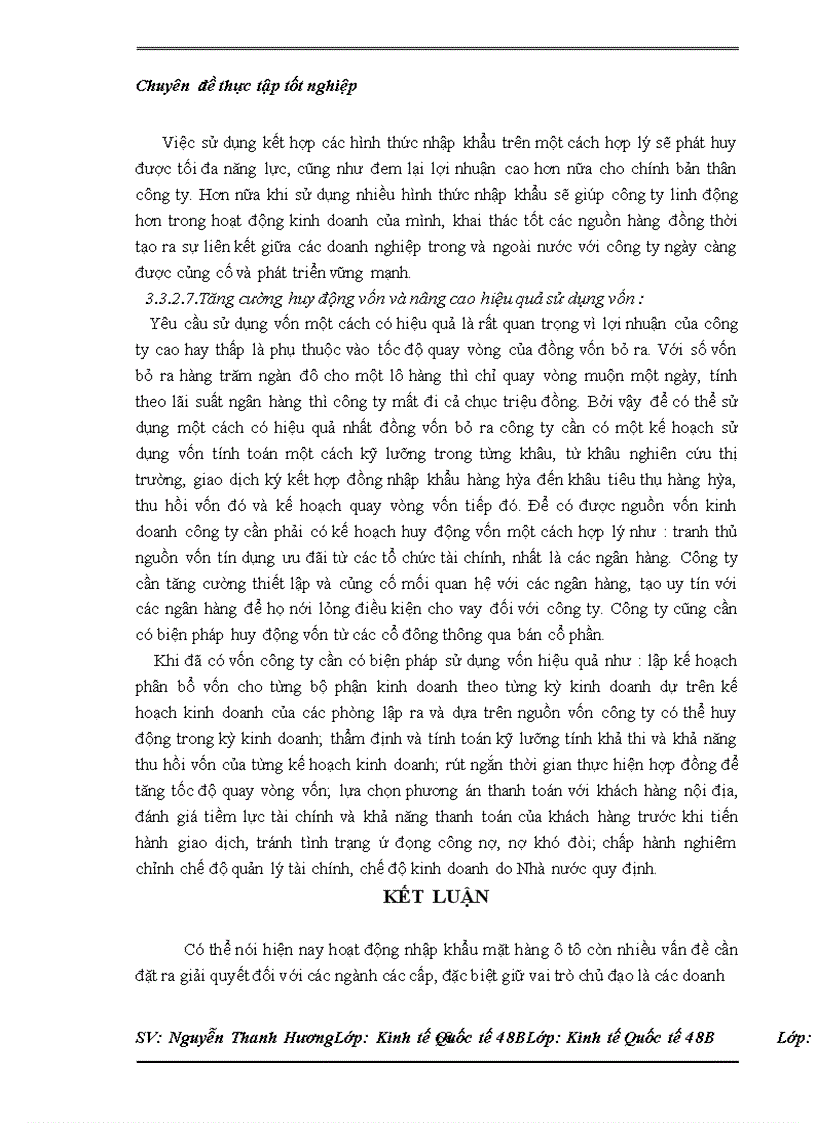 image for page Thực trạng nhập khẩu của Công ty cổ phần XNK ô tô Hà Nội và một số kiến nghị