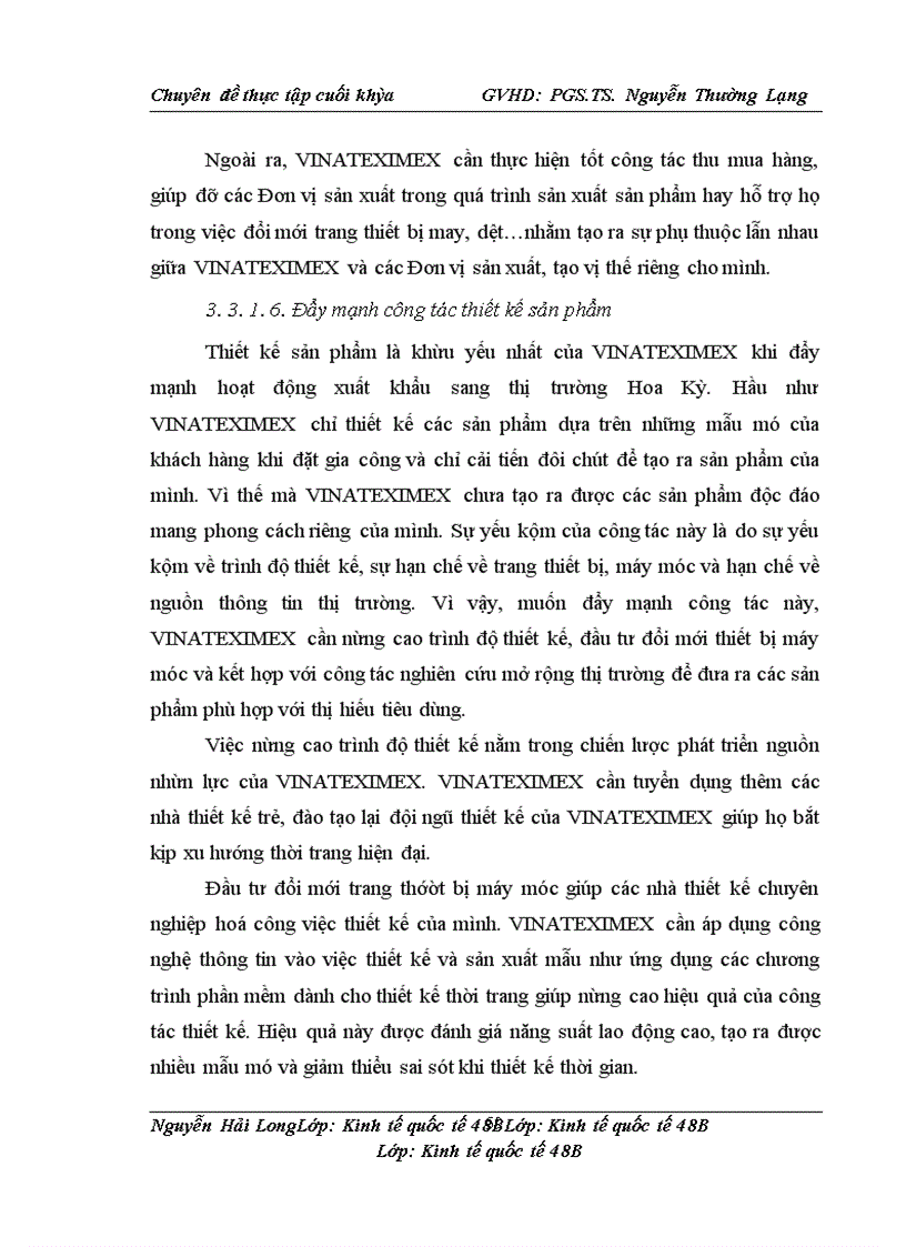 image for page Thúc đẩy xuất khẩu hàng may mặc sang thị trường Hoa Kỳ tại công ty VINATEXIMEX