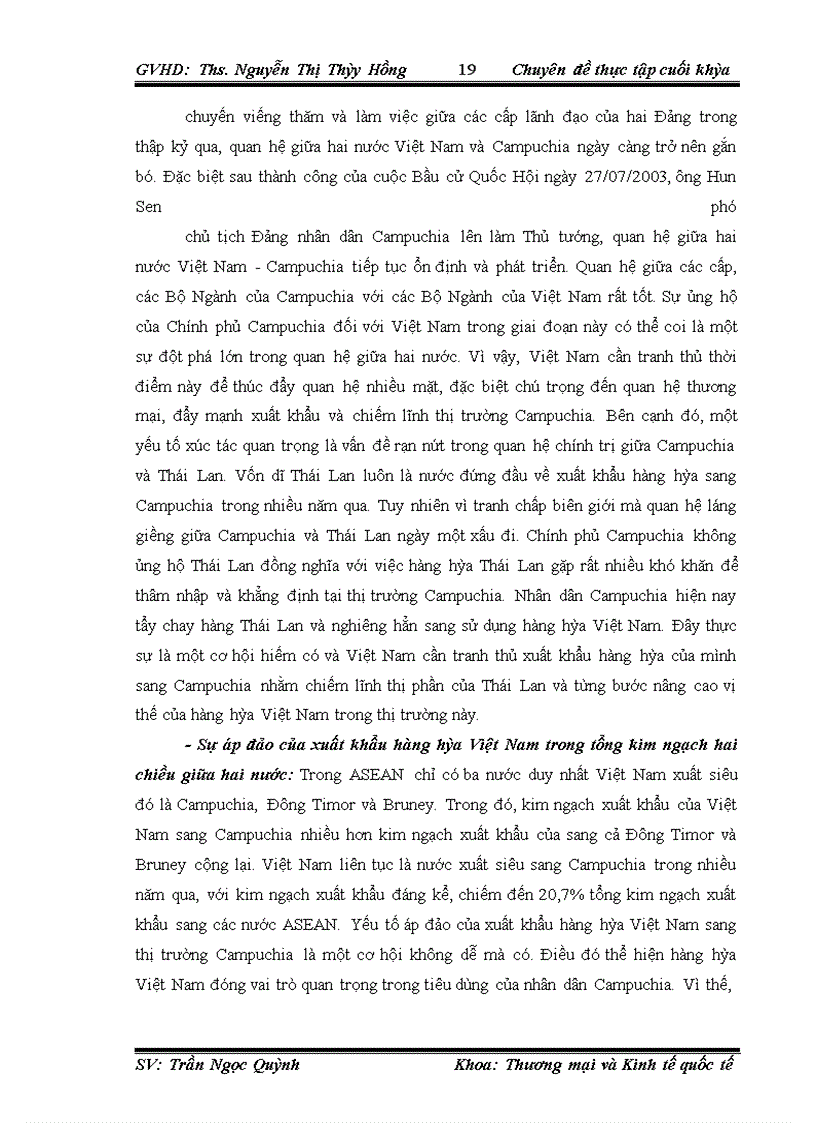 image for page Thúc đẩy xuất khẩu hàng hóa Việt Nam sang thị trường Campuchia