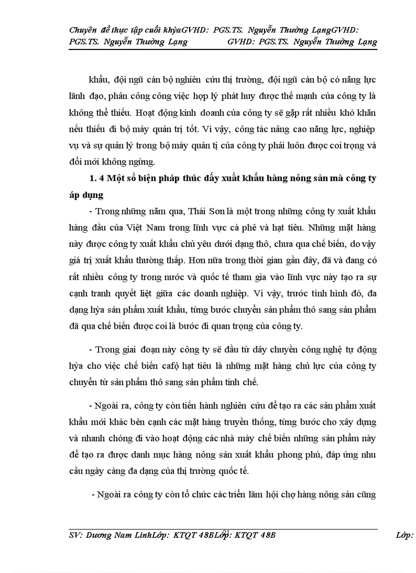 image for page Thúc đẩy hoạt động xuất khẩu hàng nông sản của công ty Cổ phần Tập Đoàn Thái Sơn