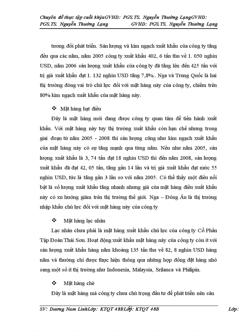 image for page Thúc đẩy hoạt động xuất khẩu hàng nông sản của công ty Cổ phần Tập Đoàn Thái Sơn