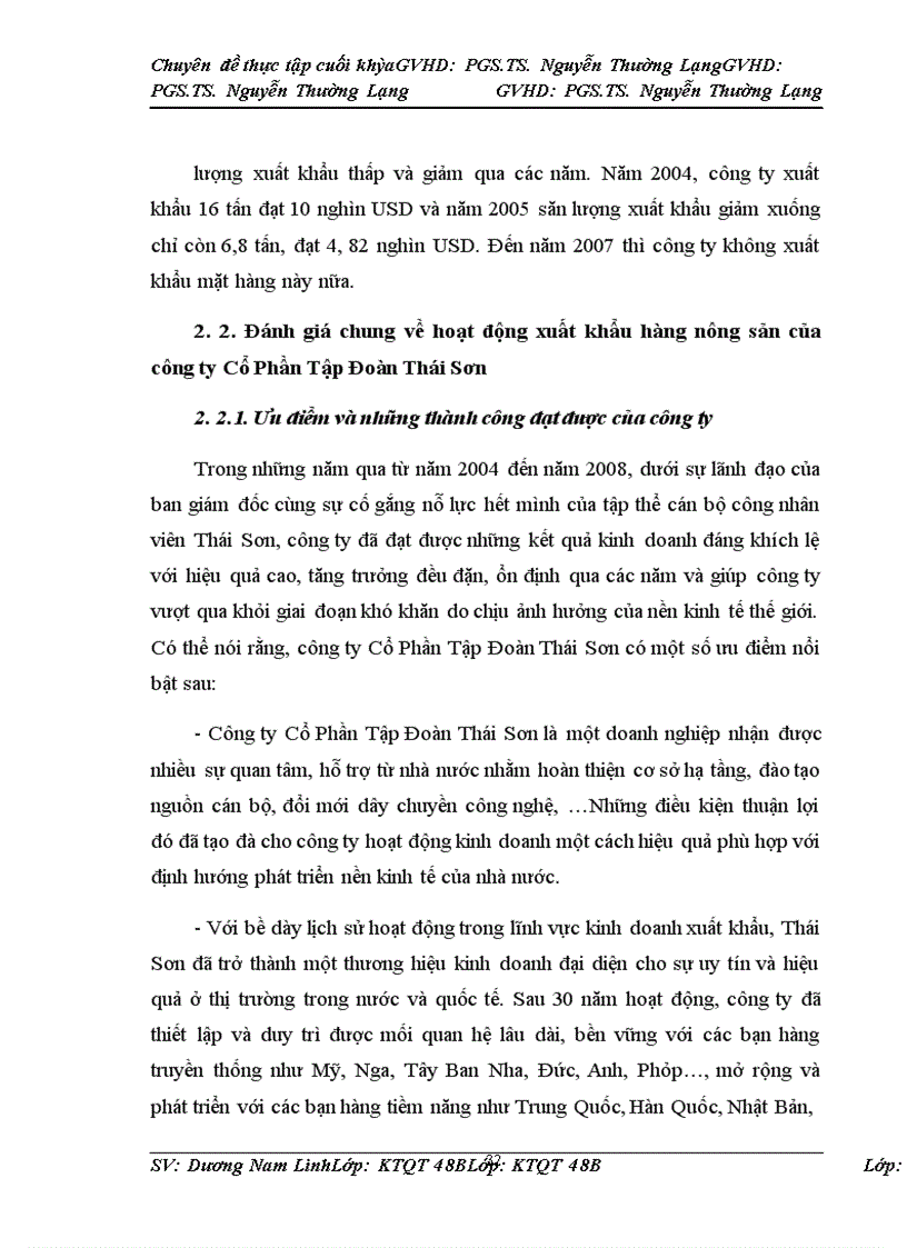 image for page Thúc đẩy hoạt động xuất khẩu hàng nông sản của công ty Cổ phần Tập Đoàn Thái Sơn