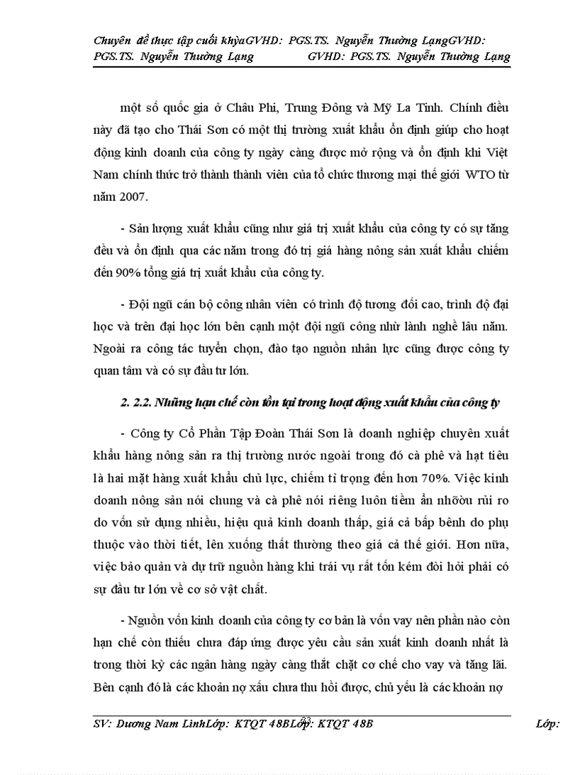 image for page Thúc đẩy hoạt động xuất khẩu hàng nông sản của công ty Cổ phần Tập Đoàn Thái Sơn
