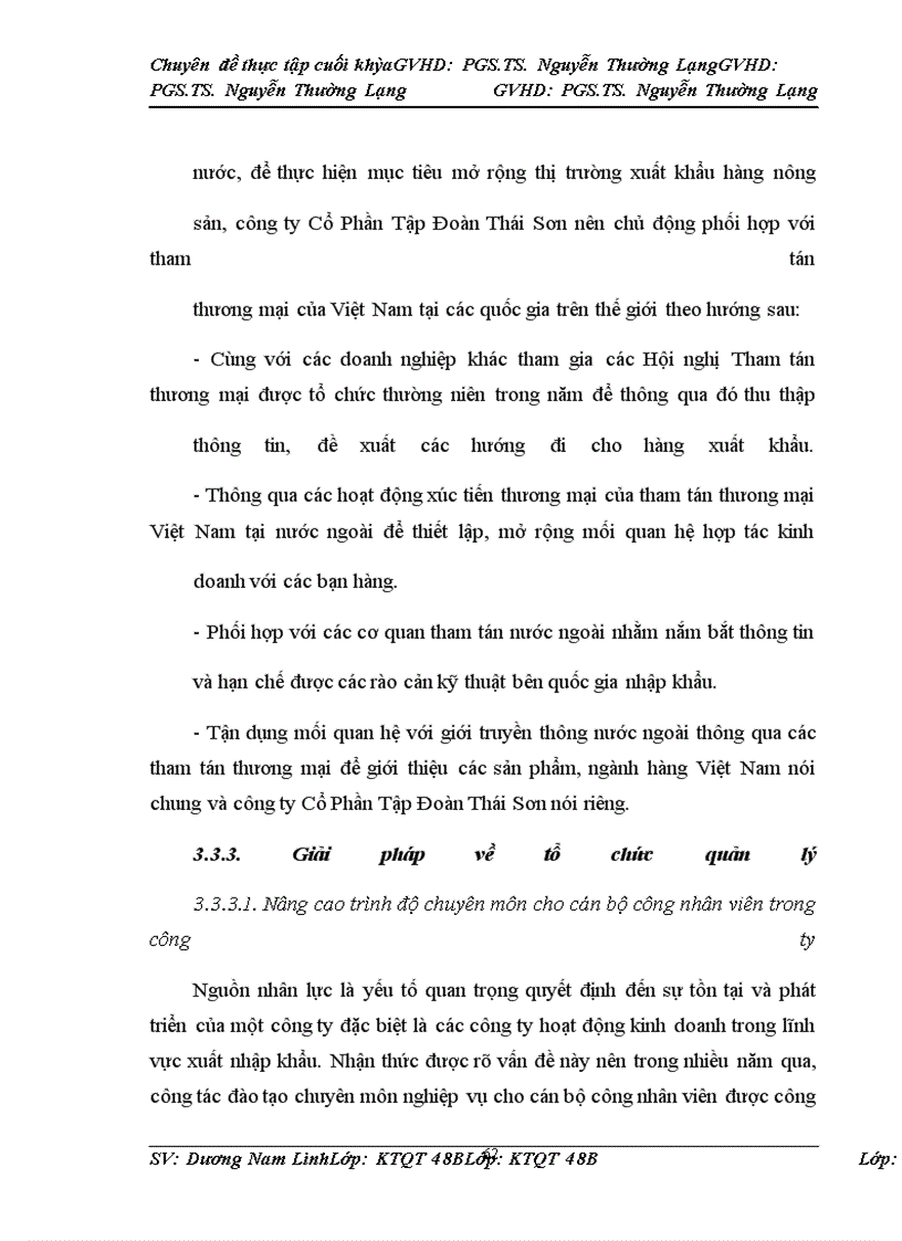 image for page Thúc đẩy hoạt động xuất khẩu hàng nông sản của công ty Cổ phần Tập Đoàn Thái Sơn