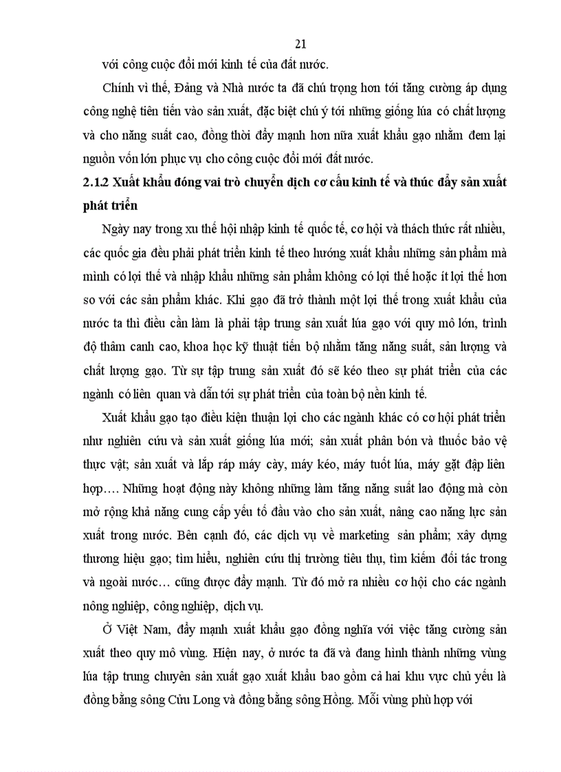 image for page Thúc đẩy xuất khẩu mặt hàng gạo của Việt Nam đến năm 2020