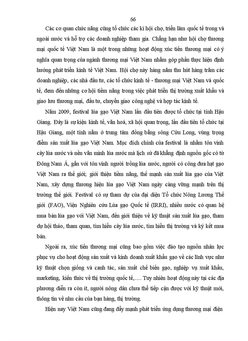 image for page Thúc đẩy xuất khẩu mặt hàng gạo của Việt Nam đến năm 2020