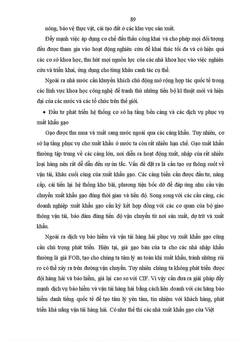 image for page Thúc đẩy xuất khẩu mặt hàng gạo của Việt Nam đến năm 2020