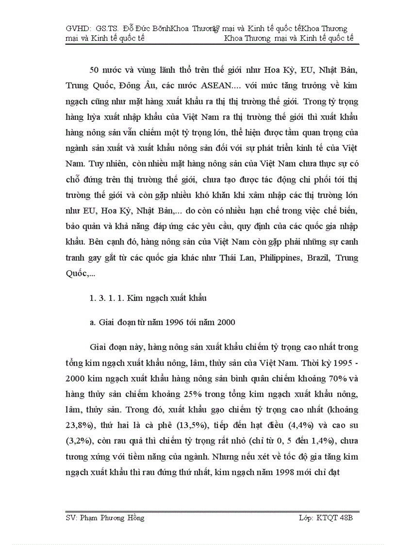 image for page Tác động của Hiệp định thương mại Việt Nam - Hoa Kỳ tới hoạt động xuất khẩu hàng nông sản Việt Nam sang thị trường Hoa Kỳ