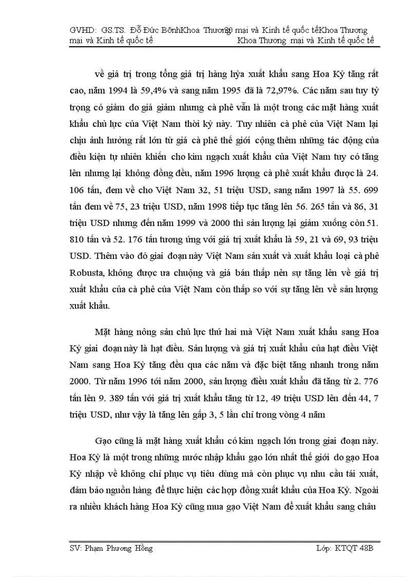 image for page Tác động của Hiệp định thương mại Việt Nam - Hoa Kỳ tới hoạt động xuất khẩu hàng nông sản Việt Nam sang thị trường Hoa Kỳ