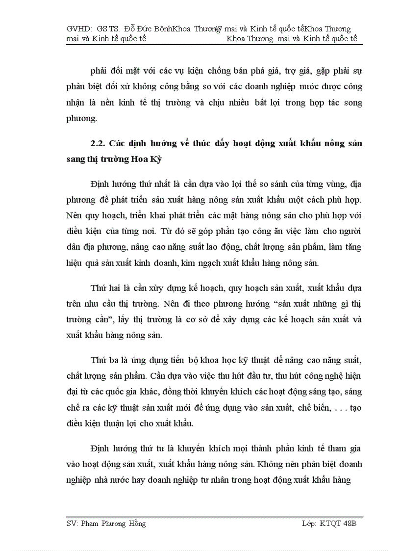 image for page Tác động của Hiệp định thương mại Việt Nam - Hoa Kỳ tới hoạt động xuất khẩu hàng nông sản Việt Nam sang thị trường Hoa Kỳ