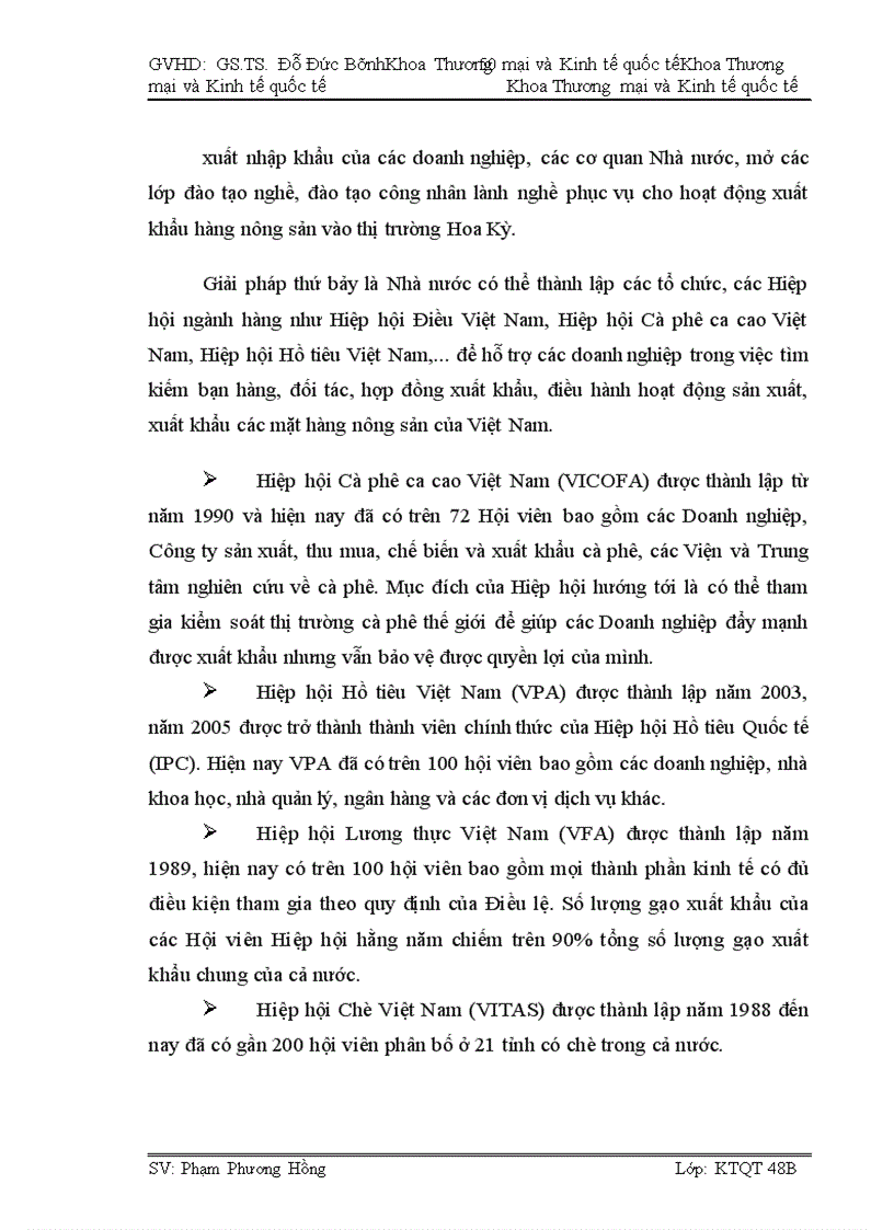 image for page Tác động của Hiệp định thương mại Việt Nam - Hoa Kỳ tới hoạt động xuất khẩu hàng nông sản Việt Nam sang thị trường Hoa Kỳ