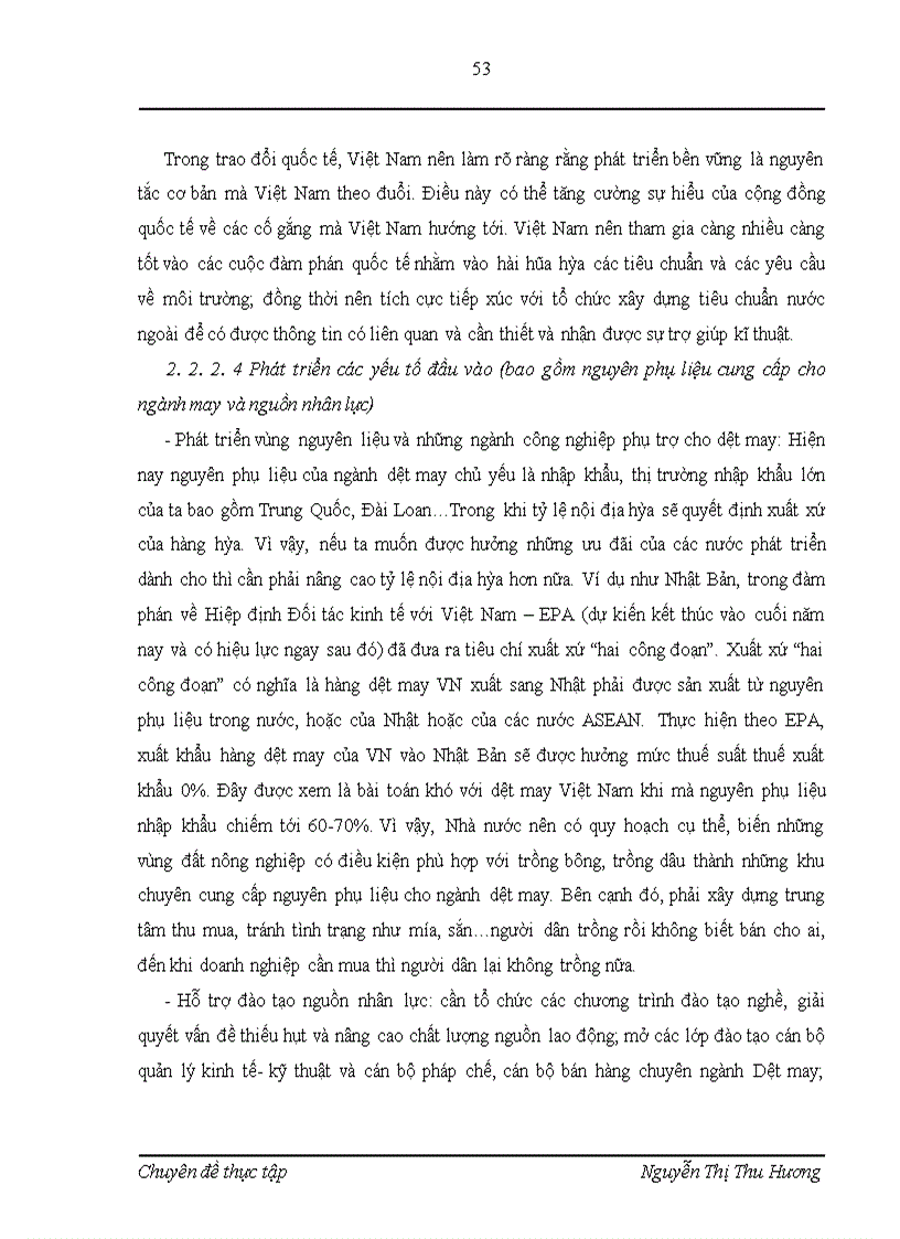 image for page Rào cản kỹ thuật đối vói hàng may mặc Việt Nam, các biện pháp đẩy mạnh xuất khẩu hàng may mặc ở công ty Cổ phần May 10