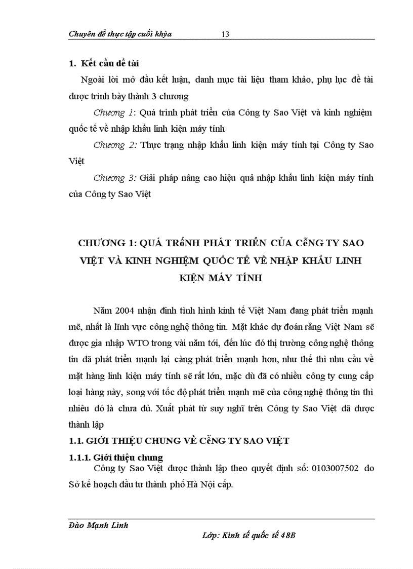 image for page Hập khẩu linh kiện máy tính tại Công ty Sao Việt