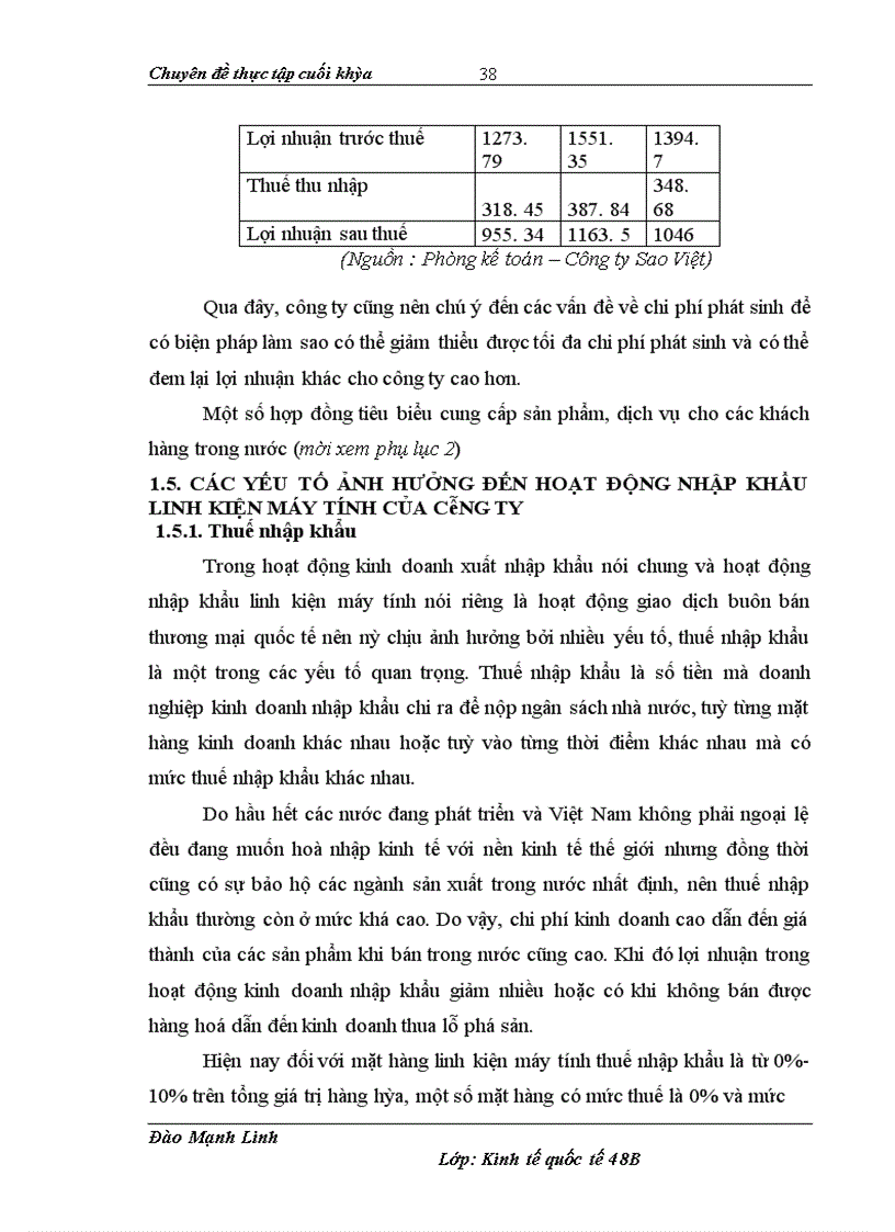 image for page Hập khẩu linh kiện máy tính tại Công ty Sao Việt