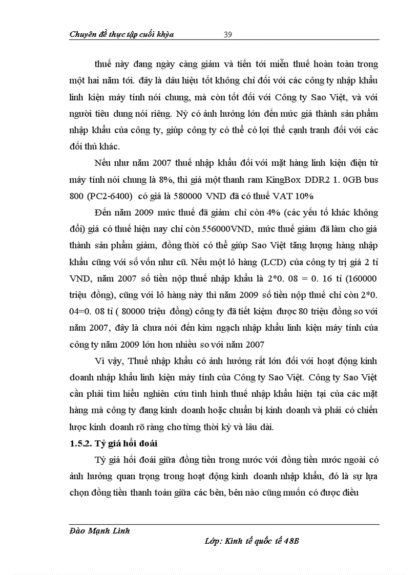 image for page Hập khẩu linh kiện máy tính tại Công ty Sao Việt