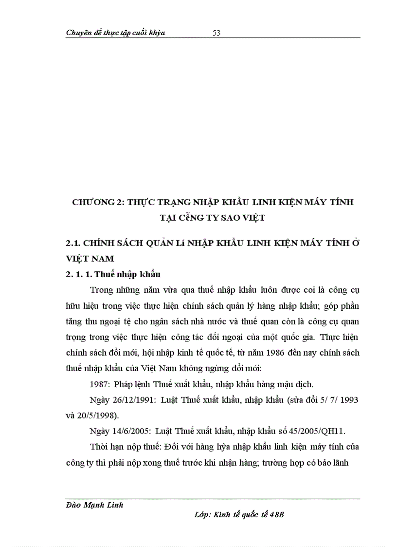 image for page Hập khẩu linh kiện máy tính tại Công ty Sao Việt