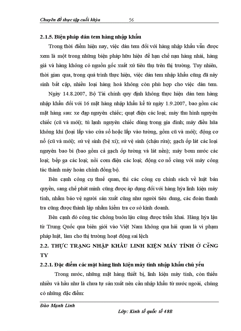 image for page Hập khẩu linh kiện máy tính tại Công ty Sao Việt