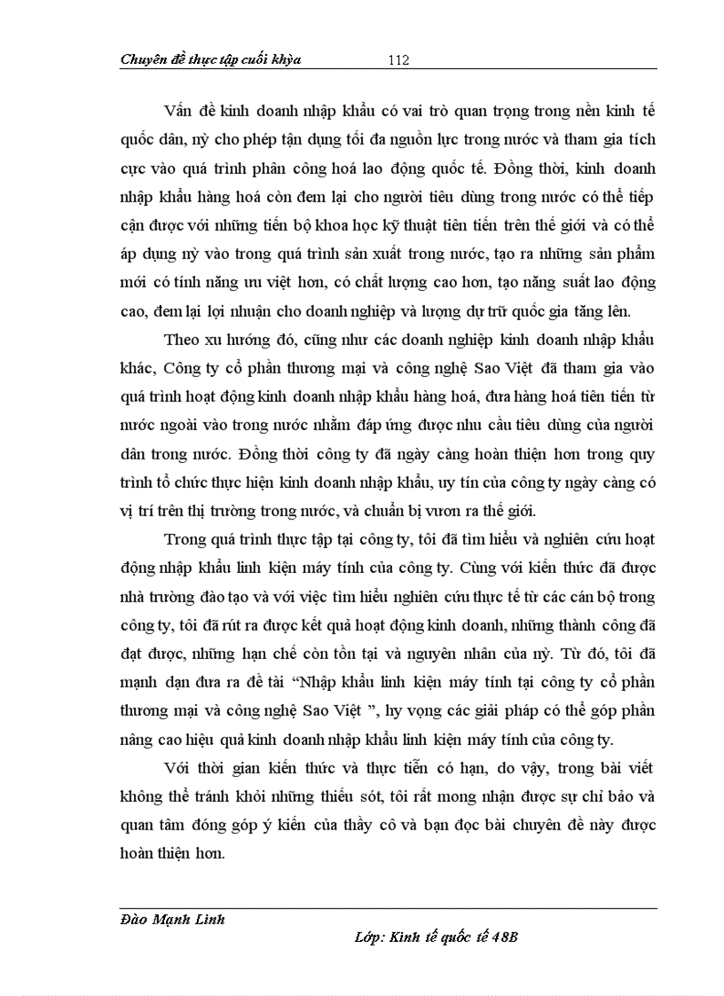 image for page Hập khẩu linh kiện máy tính tại Công ty Sao Việt