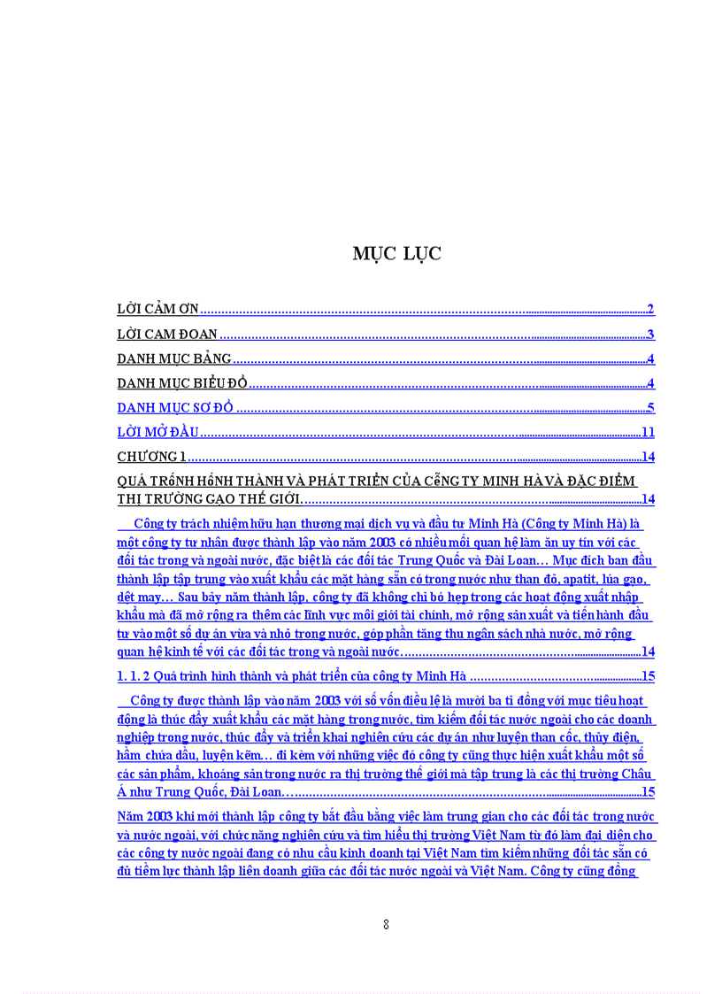 image for page Nâng cao hiệu quả xuất mặt hàng gạo tại Công ty Minh Hà