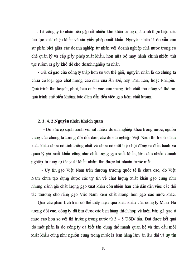 image for page Nâng cao hiệu quả xuất mặt hàng gạo tại Công ty Minh Hà