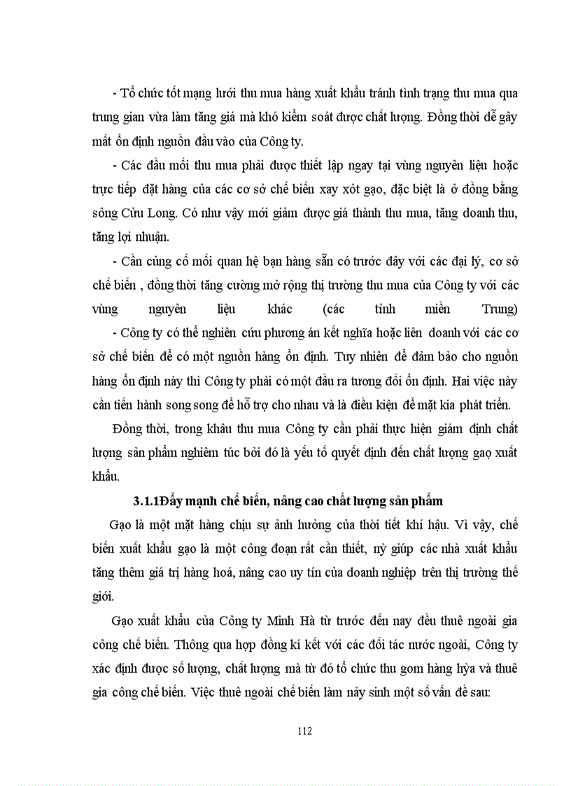 image for page Nâng cao hiệu quả xuất mặt hàng gạo tại Công ty Minh Hà