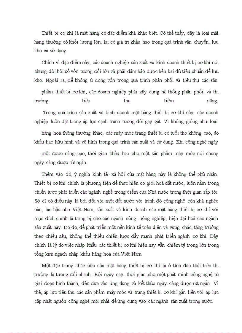 image for page Nâng cao hiệu quả nhập khẩu thiết bị cơ khí tại Công ty MECANIMEX