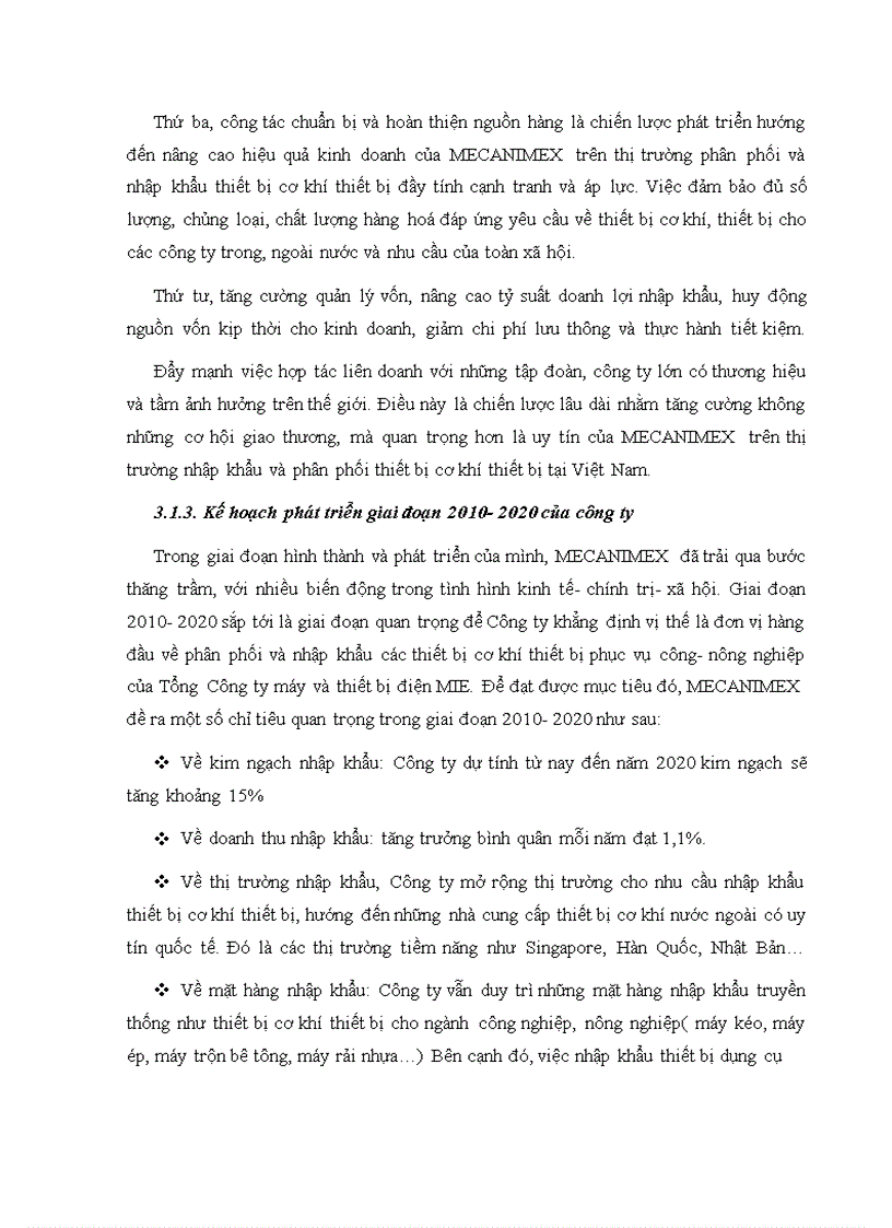 image for page Nâng cao hiệu quả nhập khẩu thiết bị cơ khí tại Công ty MECANIMEX