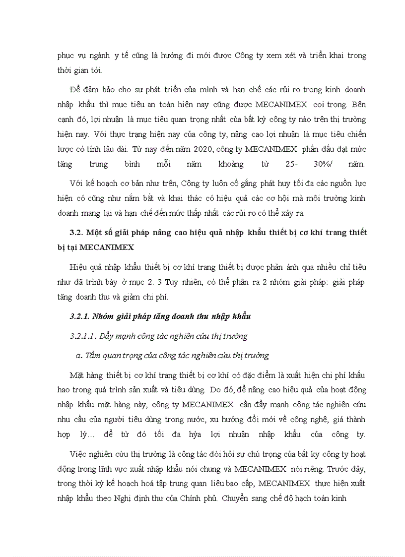 image for page Nâng cao hiệu quả nhập khẩu thiết bị cơ khí tại Công ty MECANIMEX
