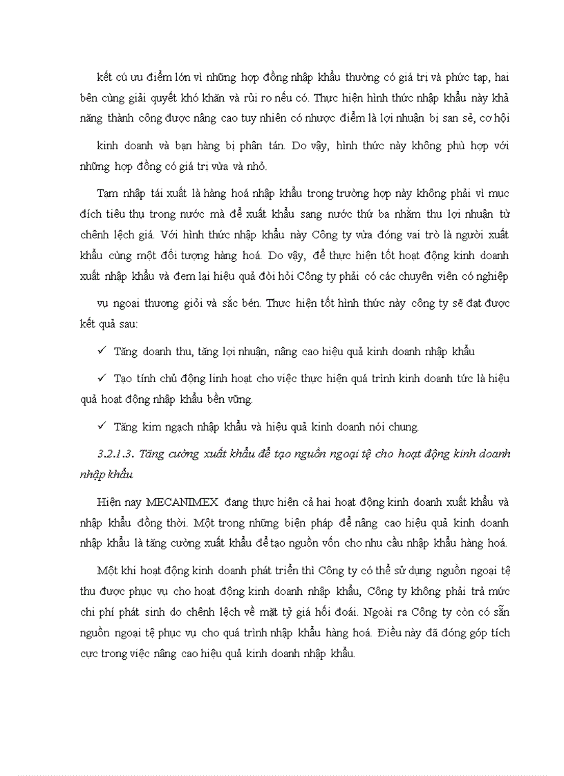 image for page Nâng cao hiệu quả nhập khẩu thiết bị cơ khí tại Công ty MECANIMEX