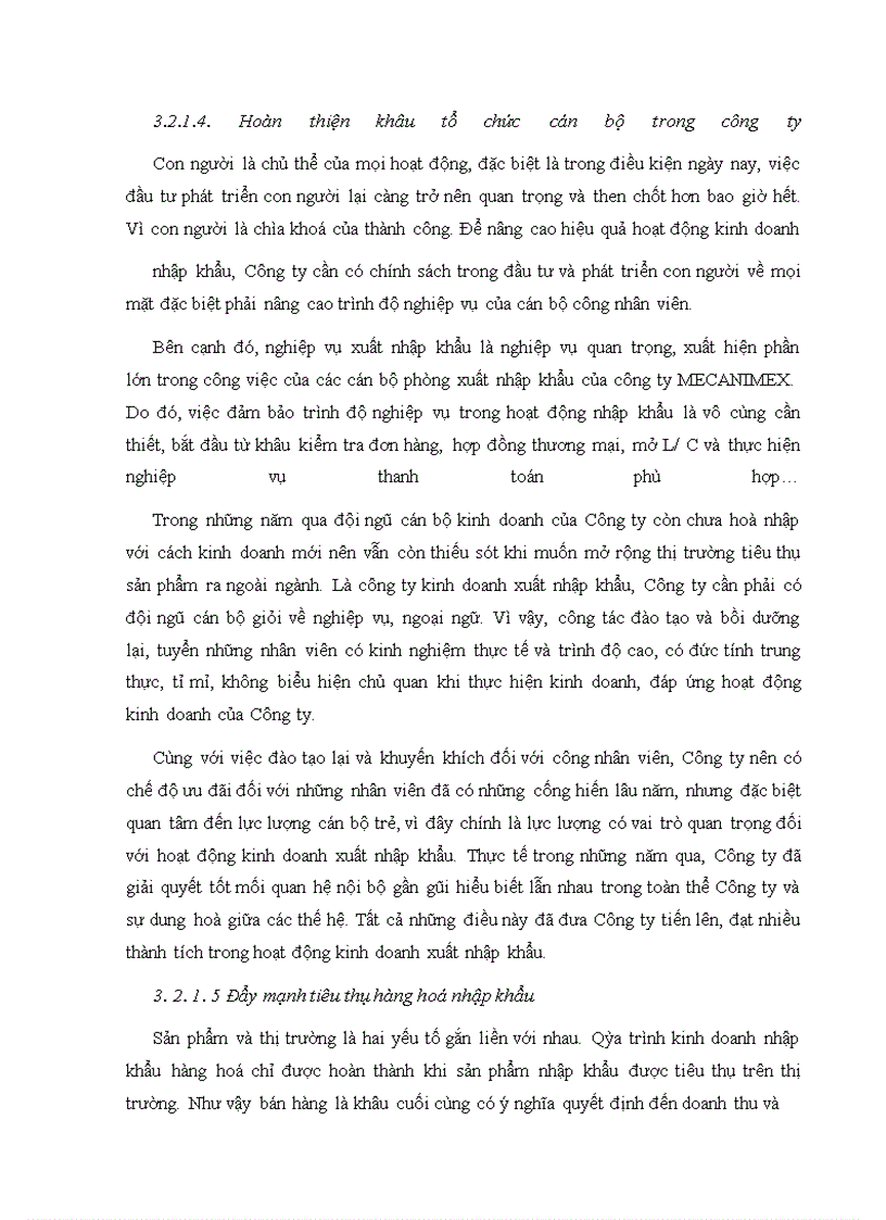 image for page Nâng cao hiệu quả nhập khẩu thiết bị cơ khí tại Công ty MECANIMEX